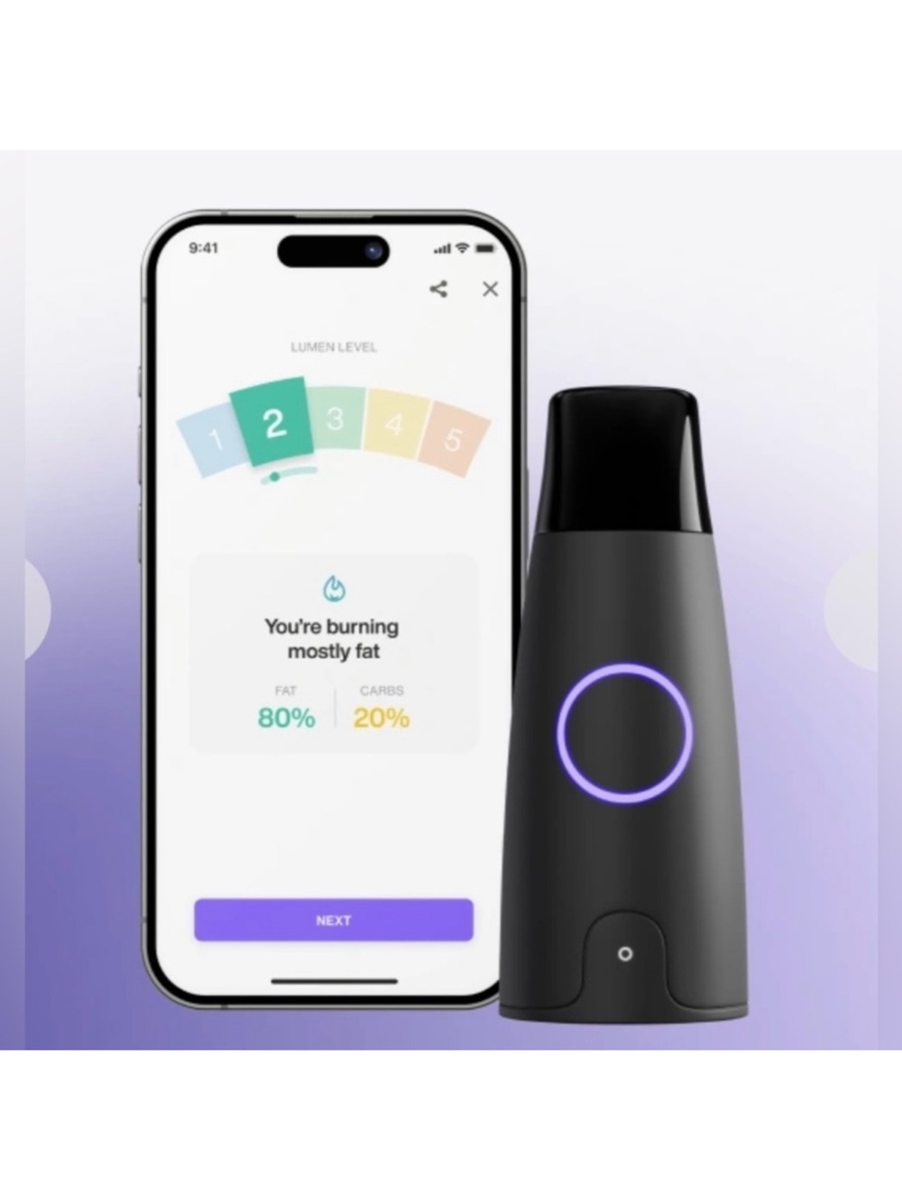 Lumen Metabolism Tracker Breath
Analyzer | Smart Weight Loss
Device